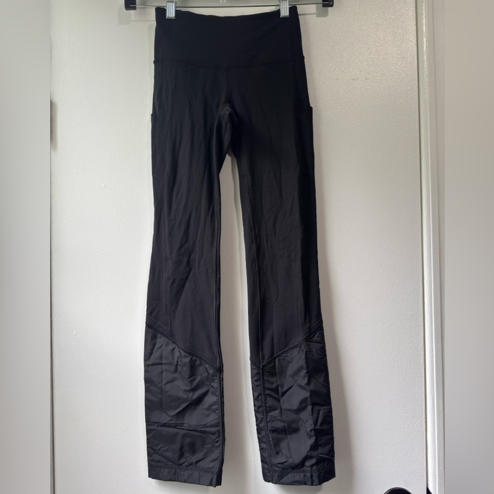 lululemon athletica Black Straight Leg Performance Pants